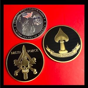 CIA and Delta Force Challenge Coins